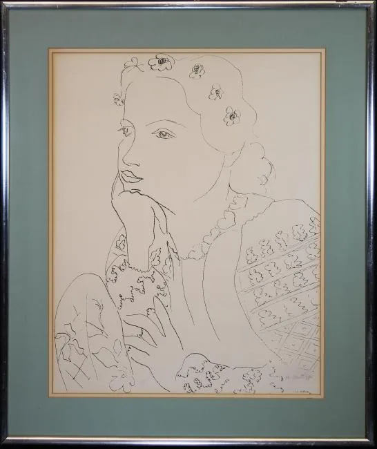Untitled by Henri Matisse, Lithograph, sold Oct 2018