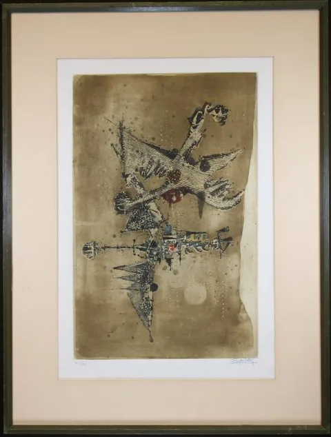Johnny Friedlander, Untitled, etching
