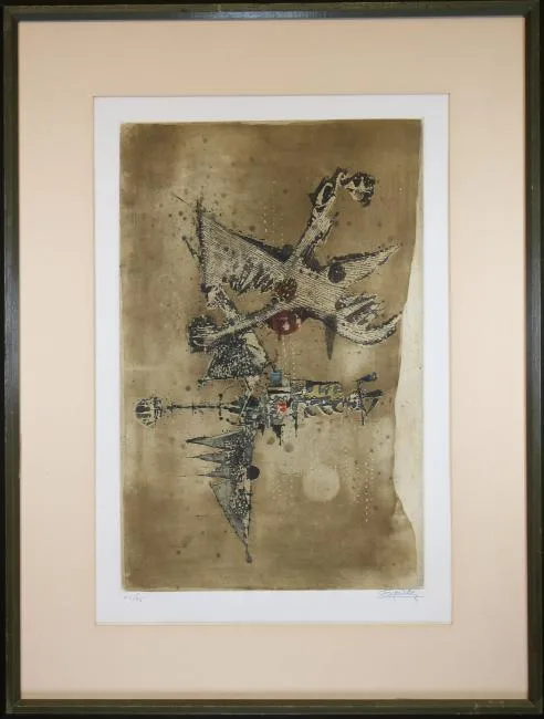 Johnny Friedlander, Untitled, etching