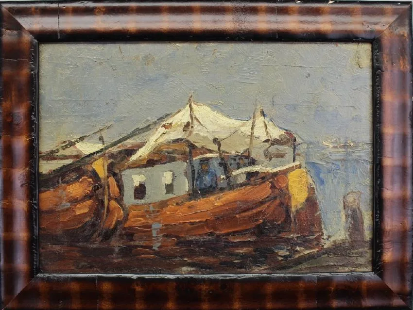 Untitled by Marie Henri Mackenzie, Oil on canvas, sold Oct 2018