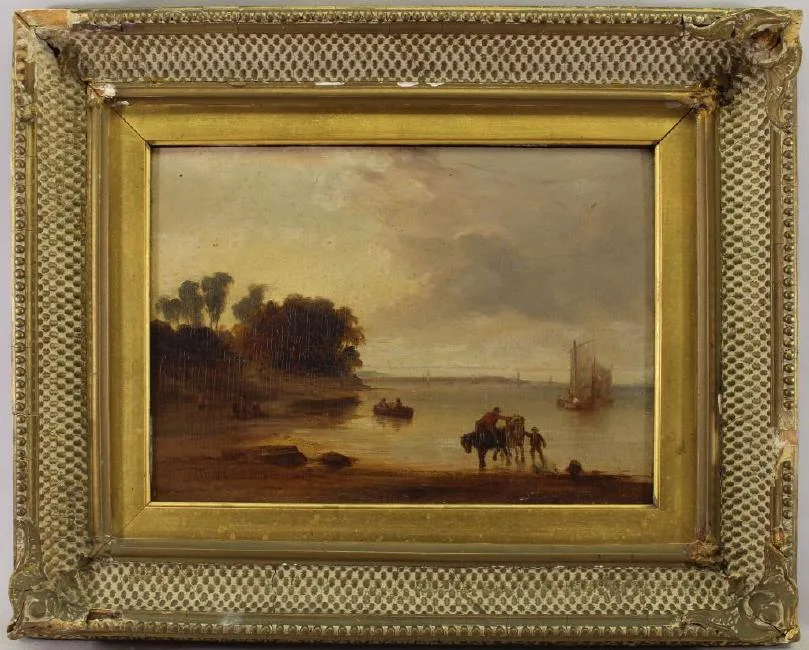 Untitled by Copley Fielding, Oil on Panel, sold Oct 2018