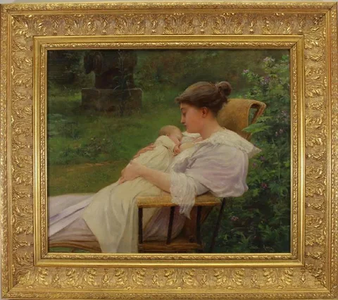 Lionel Royer, Untitled, Oil on canvas