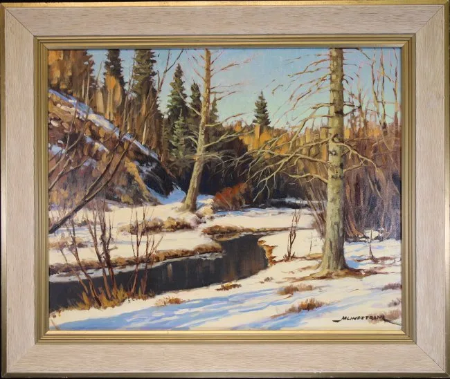 Untitled by Matt Lindstrom, Oil on canvas, sold Oct 2018