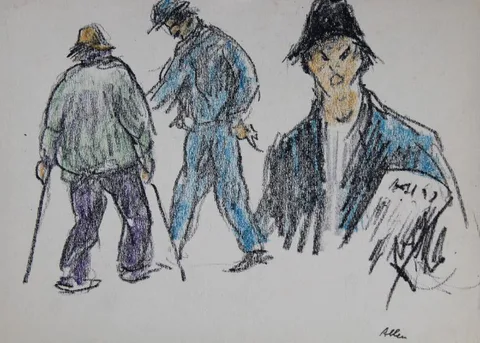 Frank Leonard Allen, Untitled, Pencil