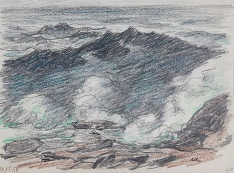 Frank Leonard Allen, Untitled, Pencil