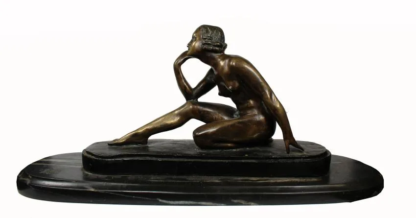 Untitled by Lucien Alliot, Bronze, sold Oct 2018