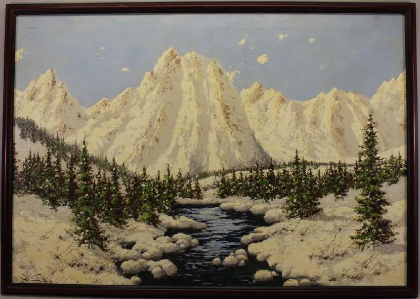 Untitled by Elemer Koszegi, Oil, offered Oct 2018