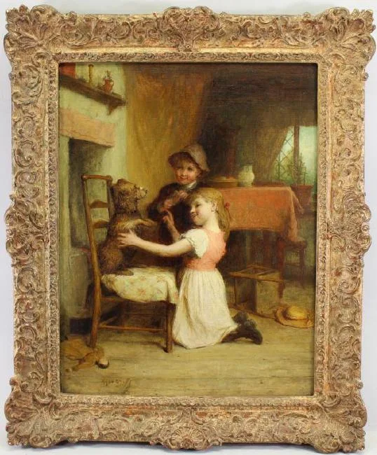 Untitled by Alexander Hohenlohe Burr, Oil on canvas, sold Oct 2018