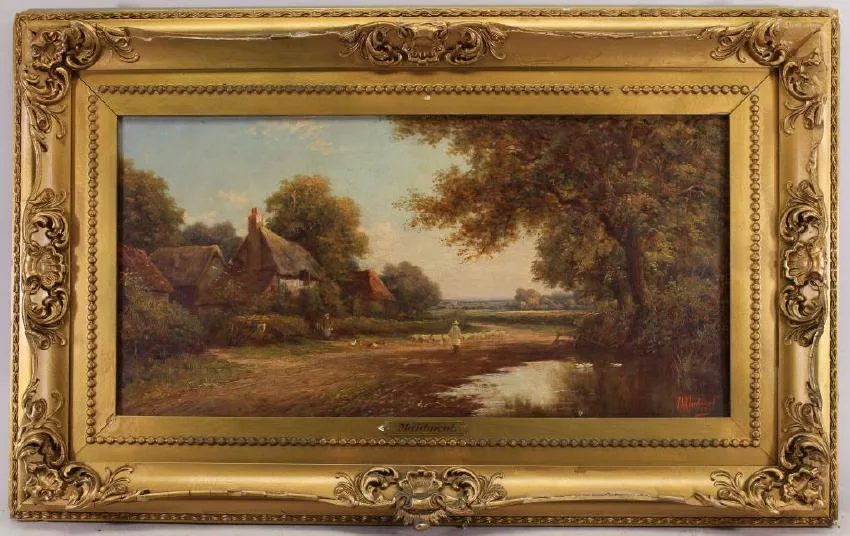 Untitled by Henry Maidment, Oil on canvas, sold Oct 2018