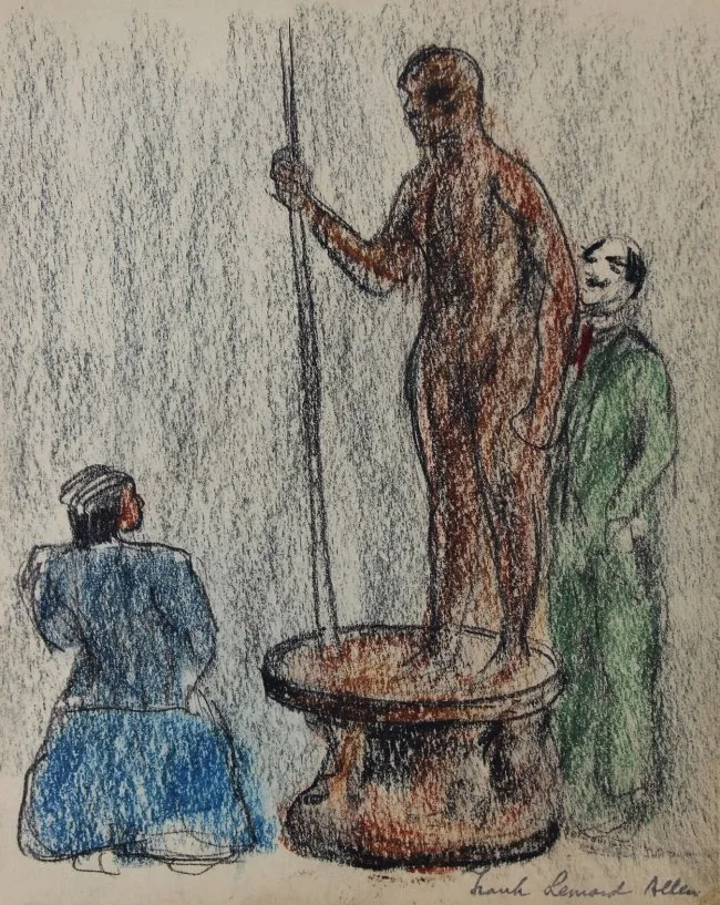 Untitled by Frank Leonard Allen, Mixed Media, offered Oct 2018