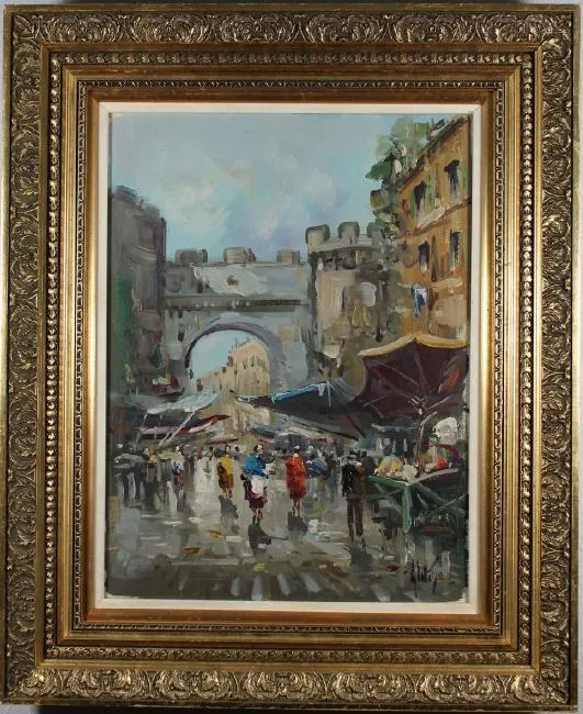 Antonio DeVity, Untitled, Oil on board