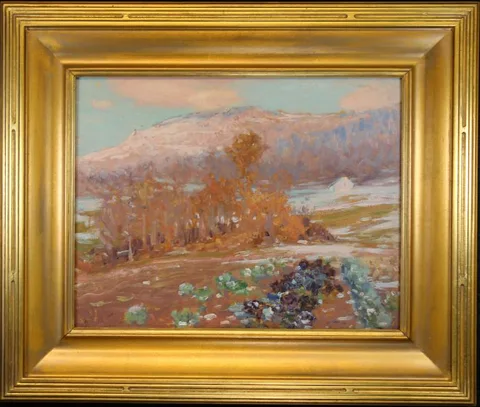 Impressionist Spring Landscape by William Samuel Horton, Oil on Panel, offered Dec 2018