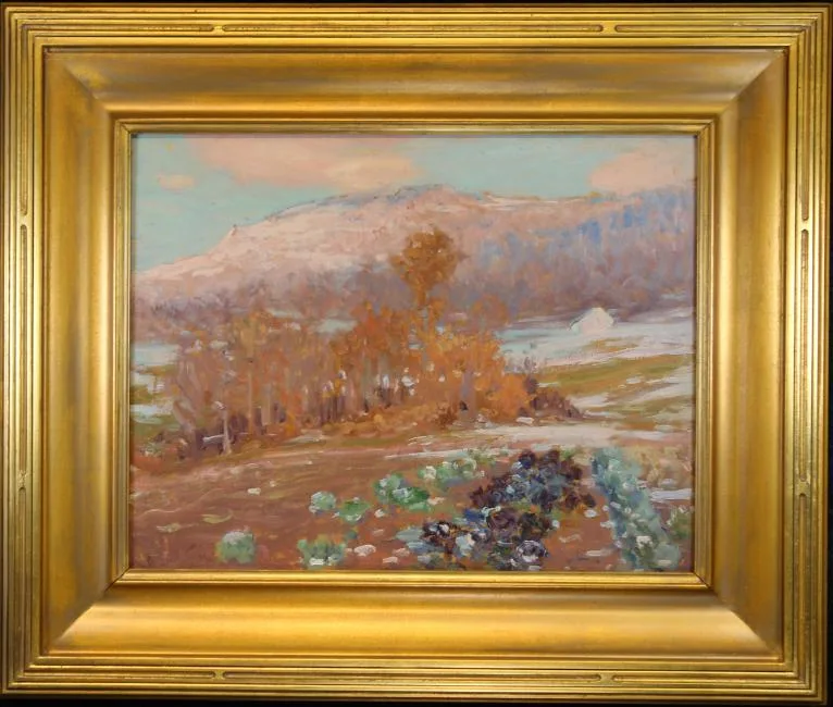 Impressionist Spring Landscape by William Samuel Horton, Oil on Panel, offered Dec 2018
