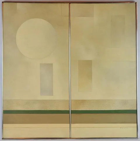 Eugenia Okoshi, Equinox, Oil on canvas