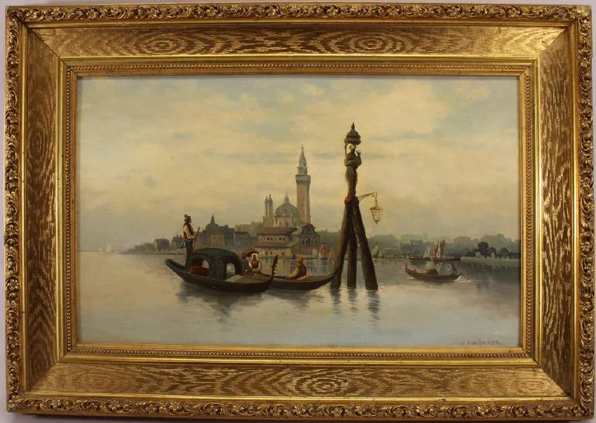Untitled by Karl Kaufmann, Oil on board, offered Dec 2018
