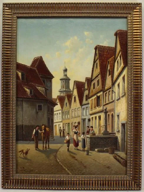 Untitled by Jacques Carabain, Oil, offered Dec 2018