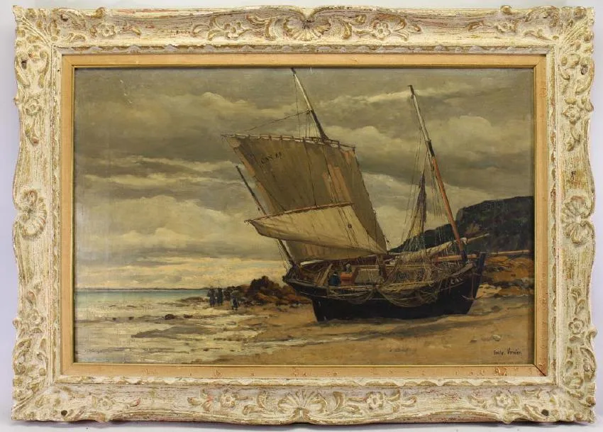 Untitled by Émile Louis Vernier, Oil, offered Dec 2018