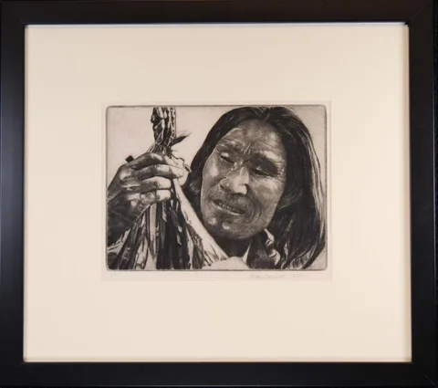 Gilbert Schoenbrod, Untitled, Drypoint