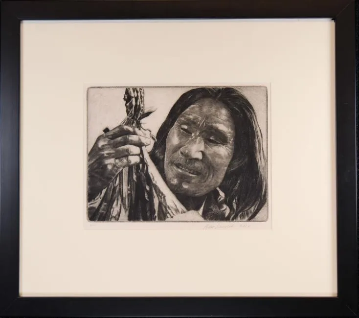 Gilbert Schoenbrod, Untitled, Drypoint