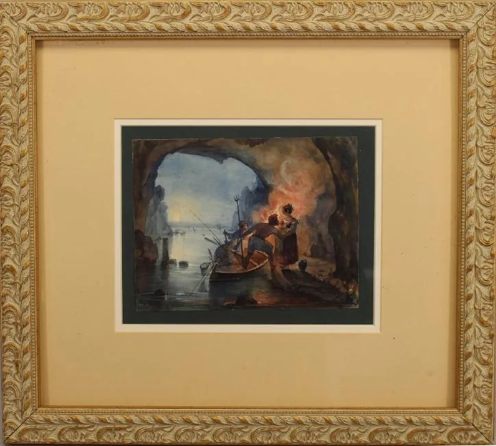 Untitled by Giuseppe Visone, 1832, watercolor, offered Dec 2018