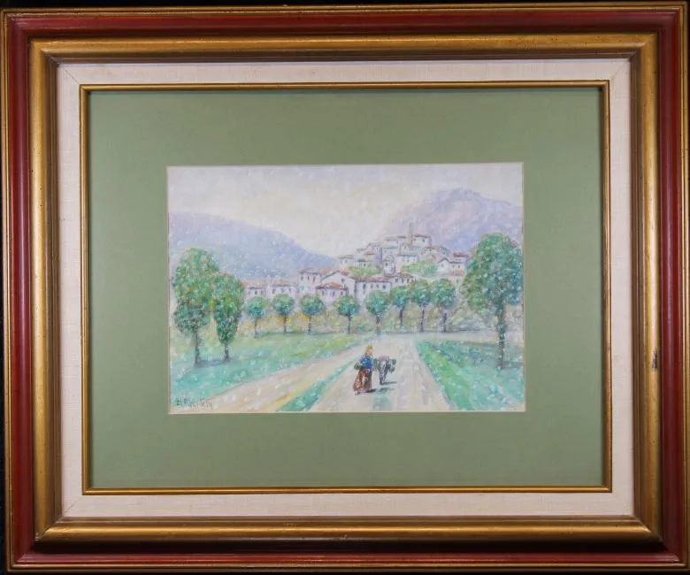 Untitled by Domenico Riccitelli, Watercolor and Gouache, offered Dec 2018