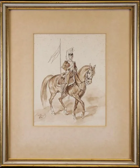 Untitled by Kajetan Kosiński, Watercolor, sold Dec 2018