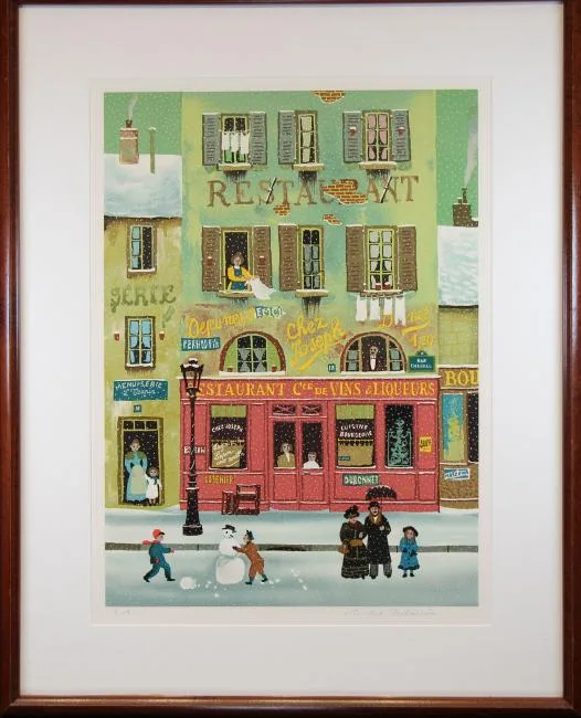 Michel Delacroix, E.A., Lithograph