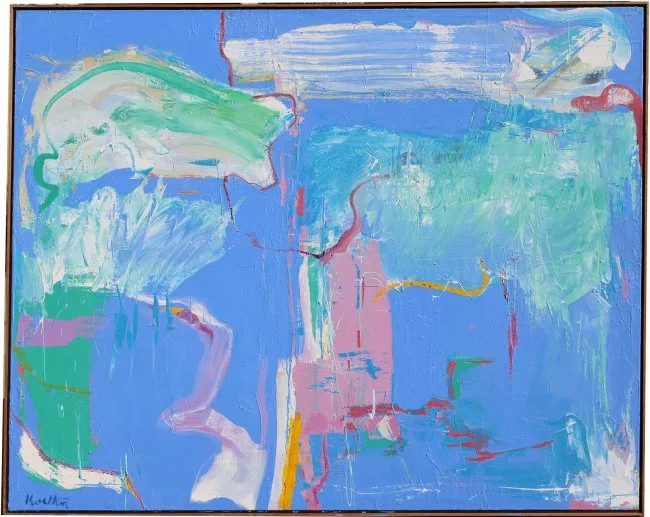 Thomas Koether, Offshore, Oil on canvas