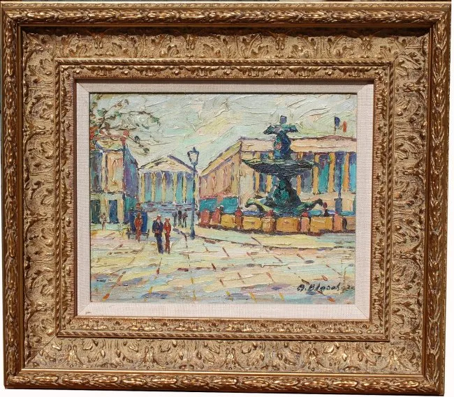 Untitled by Antoine Blanchard, Oil on canvasboard, offered Jan 2019