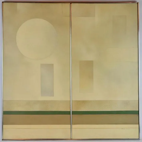 Eugenia Okoshi, Equinox, Oil on canvas