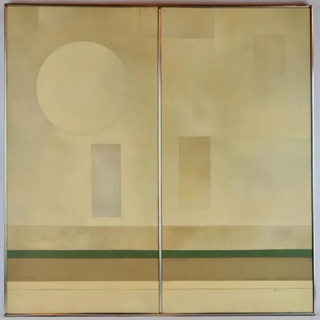 Eugenia Okoshi, Equinox, Oil on canvas