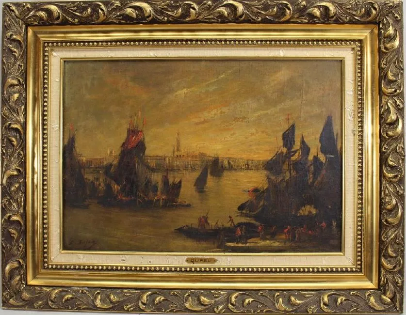 Untitled by Edouard-Jacques Dufeu, Oil, offered Jan 2019
