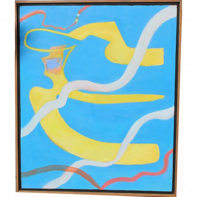 Air Riders by Thomas Koether, Oil on Board, offered Jan 2019
