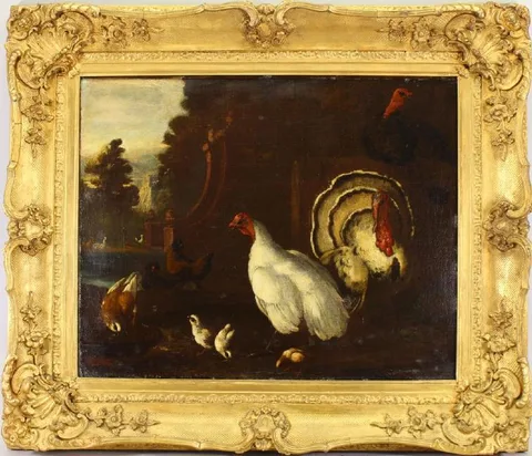 Untitled by Pieter Casteels III, Oil on canvas, sold Jan 2019