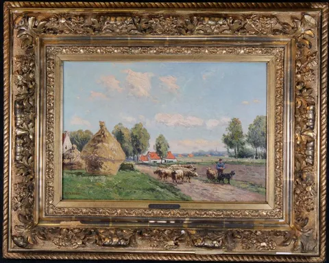 Henri Van der Hecht, Untitled, Oil on Canvas