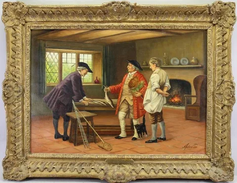 Untitled by Amable Louis Schneider, Oil, sold Jan 2019