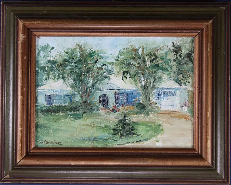 Untitled by George Drake, Oil on board, offered Jan 2019