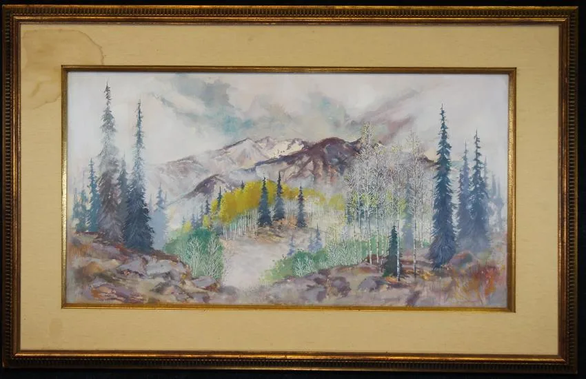 Untitled by Sam Smith, watercolor, offered Jan 2019