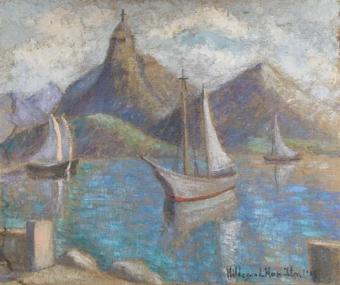 Untitled by Hildegarde Hume Hamilton, Oil on canvas, sold Mar 2019