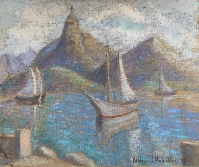Untitled by Hildegarde Hume Hamilton, Oil on canvas, sold Mar 2019