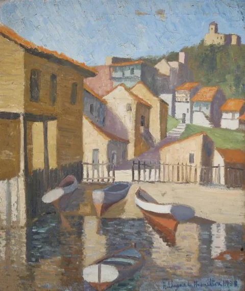 Untitled by Hildegarde Hume Hamilton, Oil on canvas, sold Mar 2019