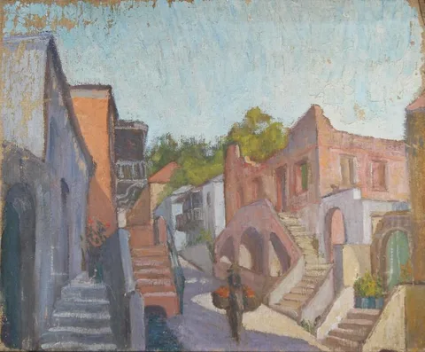 Untitled by Hildegarde Hume Hamilton, Oil on canvas, sold Mar 2019
