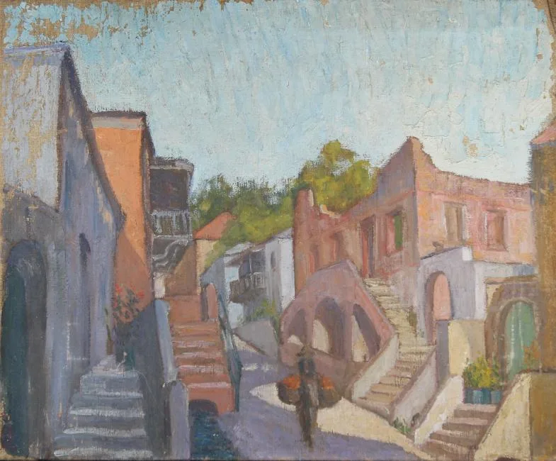 Untitled by Hildegarde Hume Hamilton, Oil on canvas, sold Mar 2019