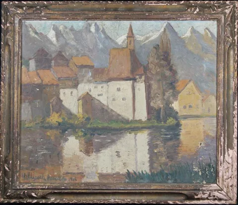 Untitled by Hildegarde Hume Hamilton, Oil on canvas, sold Mar 2019