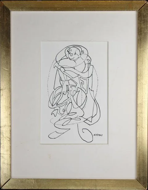 George Marinko, Clown, ink