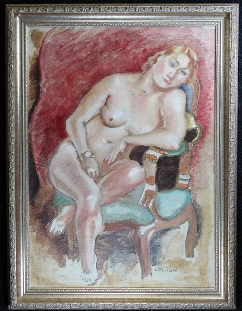 Nicolas Poliakoff, Untitled, Oil on Canvas