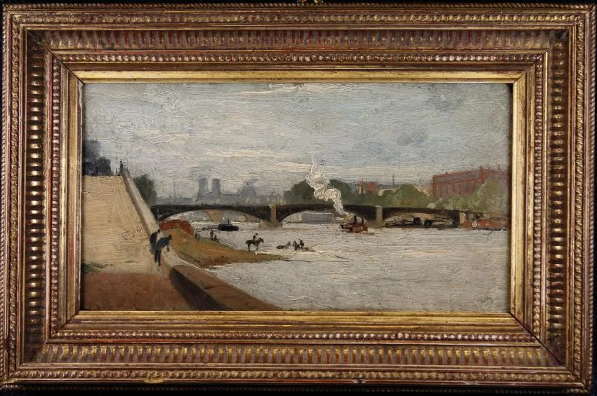 Stanislas Lépine, Untitled, Oil on Panel