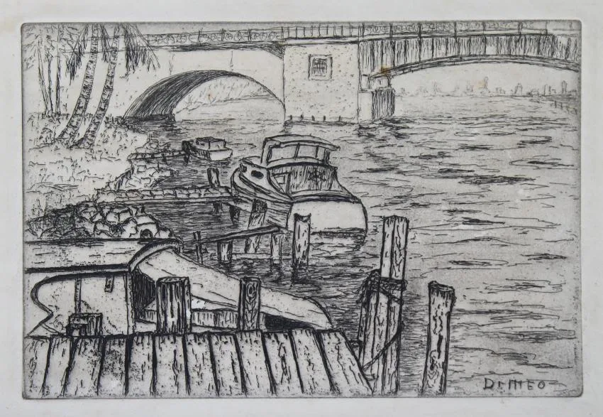 Untitled by Dominick Di Meo, Etching, sold Mar 2019