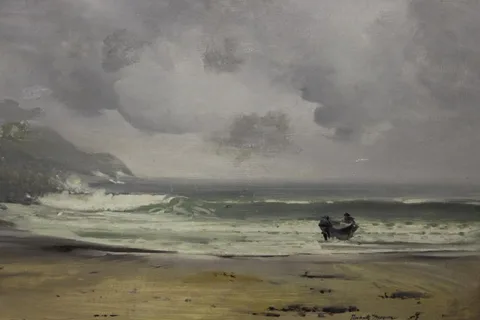 Frank Herbert Mason, Untitled, Oil on board