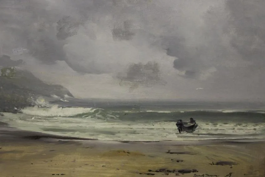 Untitled by Frank Herbert Mason, Oil on board, sold Mar 2019